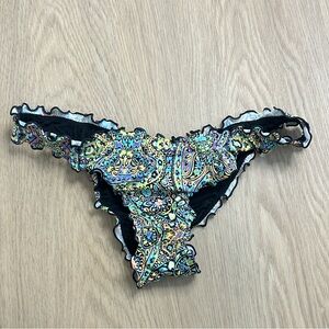 Victoria’s Secret Ruffle The Itsy Mosaic Bikini Bottom M
